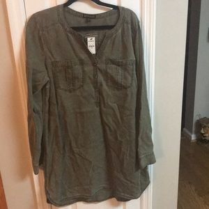 NWT army green express dress